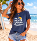Full Front Never Ending Weekend Logo Tee