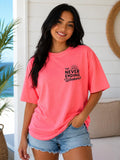 Pink Never Ending Weekend Logo T-Shirt